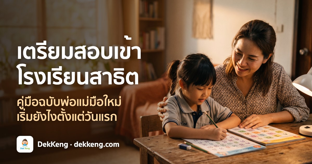 เตรียมสอบเข้าโรงเรียนสาธิต คู่มือพ่อแม่